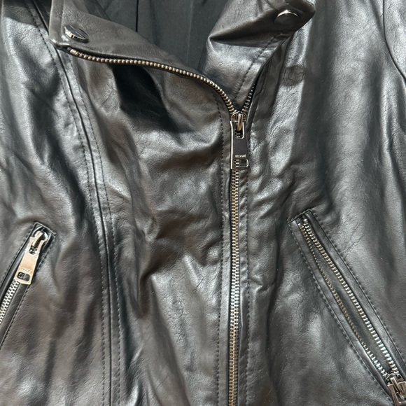Elodie faux leather moto jacket medium - Picture 9 of 14